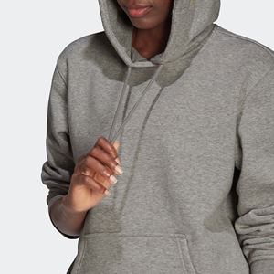 Better Cotton Initiative Regular Fit 70% algodón 30% poliéster reciclado polar medio Heather Grey mujer pulóver Sudadera con capucha casual - Product Image 5