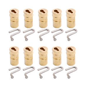 Meilleur prix du fabricant indien Ancre en laiton de haute qualité Accessoires de couverture de sécurité de piscine à clé personnalisables - Product Image 1