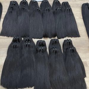 Vente en gros d'extensions de cheveux humains Remy vietnamiens de luxe faisceaux de cheveux de tissage droits naturels extension de cheveux de trame - Product Image 3