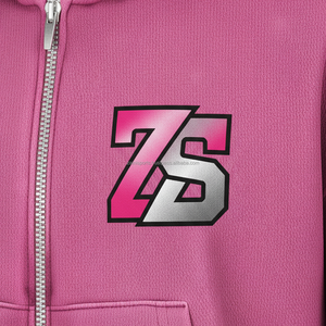 เสื้อมีฮู้ดซิปหนาแบบพรีเมี่ยมสำหรับฤดูหนาวมี400 GSM ขนแกะเนื้อนุ่มสีชมพูด้านในปักโลโก้ได้ตามต้องการ - Product Image 6