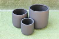 Jardinières modernes de luxe en plastique blanc de haute qualité pour intérieur et extérieur, pour la maison et le jardin, non revêtues, pots de fleurs en vrac OEM