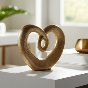 Sculpture Moderne Classique en Aluminium de Haute Qualité, Art Décoratif pour la Décoration Intérieure de la Maison, Décoration de Table au Meilleur Prix - Product Image 1