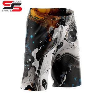 Logo personnalisable hommes Shorts de sport à séchage rapide pour la course à pied pantalons courts vêtements de sport Fitness entraînement Shorts coupe ample - Product Image 3
