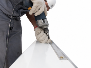 Accessoire <span class=keywords><strong>de</strong></span> toiture personnalisable en aluminium pour plinthe, pare-pluie, bordure <span class=keywords><strong>de</strong></span> toit métallique, installation facile, pour toiture et mur - Product Image 4