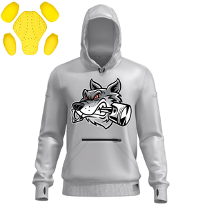 Sweat à capuche de moto violet avec protection Polaire de coton biologique Niveau 3A Protection Sweat à capuche de moto personnalisé Résistance à l'abrasion - Product Image 3