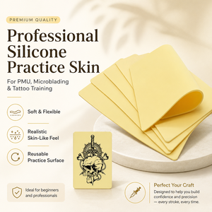 Lámina de Piel Sintética para Práctica de Tatuajes OEM A4 Grande, 20*30cm, Doble Cara, para Principiantes - Product Image 2