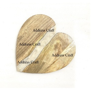 Tablas de cortar con forma de corazón de primera calidad, tablas de queso de resina de madera hechas a mano, herramientas de cocina, tabla creativa para servir el desayuno - Product Image 3