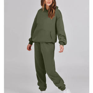 Survêtements de sport de haute qualité personnalisés les plus vendus Ensemble de survêtements de sport 2 pièces pour femmes - Product Image 4