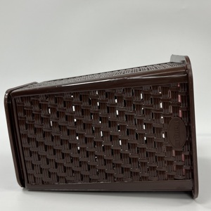 Panier carré en plastique écologique avec trou de vidange matériau PP durable impression de logo personnalisé exportation OEM/ODM approvisionnement - Product Image 3