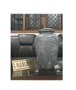 Urna de cremación de Metal de diseño elegante, Color personalizado, hecha a mano, urna al por mayor, suministros funerarios de lujo de calidad superior, urna de cremación - Product Image 6