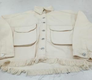 Chaqueta vaquera de primera calidad para mujer, chaqueta vaquera corta informal con botones a la moda para mujer de Bangladesh - Product Image 3