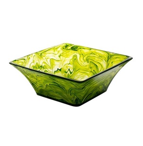 Bol de service en résine fabriqué à la main surface lisse brillante design élégant idéal pour table à manger ou intérieurs de maison modernes - Product Image 4