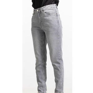 <b>Women's</b> 2026 Grey Basic Jeans High Quality Breathable Sustainable Plus Size Denim Pant Low Priced Wholesale for Winter Season - Product Image 1