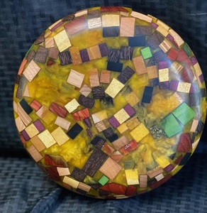 Bol à fruits en bois de design moderne américain, écologique, léger, décoration de table décorative pour les fêtes - Product Image 2