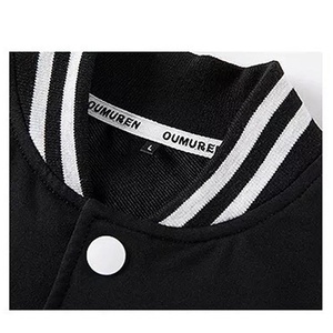 Chaquetas Deportivas al por Mayor con Descuento OEM, Chaquetas Universitarias al por Mayor, Chaquetas Personalizadas con Parches Bordados, Chaquetas Unisex con Parches de Béisbol - Product Image 3