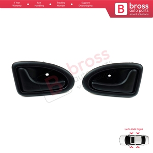 ชุดมือจับประตูด้านใน BDP101+BDP102 สีดำ แบบสายเคเบิล สำหรับ Clio 2 Scenic Megane 1 Trafic Master 2 Mascott Logan 1 Movano Vivaro A - Product Image 2