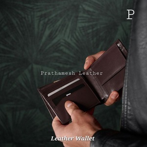 Portefeuille en cuir sécurisé pour hommes Vente en gros Prix de gros portefeuilles classiques fabriqués à la main Utilisation professionnelle Portefeuille en cuir élégant et étonnant pour hommes - Product Image 3