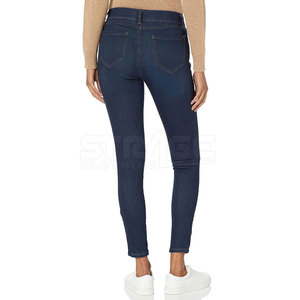 Pantalones Vaqueros de Mujer de Corte Regular, Transpirables, de Cintura Media, 100% Algodón, con Construcción Duradera, Diseño Cómodo y Acabado Liso - Product Image 3