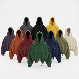 Trendy Oversized Hooded Sweatshirt Adjustable Belt for Women Casual Loose Fit Pullover Fashionable Custom Printed Design <b>Hoodies</b> - Product Image 1