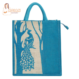 Bolsa de Compras Ecológica de Yute con Diseño de Dibujos Animados, Logotipo Personalizado Impreso, al Mejor Precio del Mercado para Regalo - Product Image 1