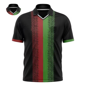 Elegante Camiseta de algodón de manga corta con cuello redondo personalizada, diseños de camisetas de Cricket para ropa de calle tejida e impresión Digital - Product Image 3