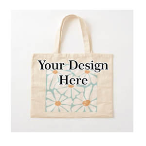 Bolso de mano de 100% algodón con estampado personalizado ecológico Bolso de compras de marca con estampado de logotipo para uso diario y supermercado - Product Image 4