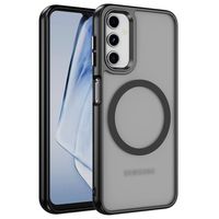 Casing Handphone Mewah Anti Benturan Transparan Matte Frosting Magnetik TPU+Akrilik Harga Pabrik Grosir Terbaru