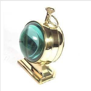 High Quality Handmade <b>Vintage</b> Brass Nautical Analog <b>Clock</b> Custom Design Dial Oval Unique Glass Display for Home Office Gift - Product Image 3