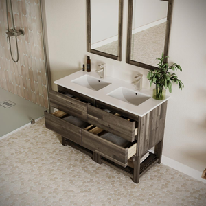 Meubles modernes en bois prêts à assembler Meubles de maison en gros pour salle de bain Buffets en bois et en métal pour meubles de maison - Product Image 1