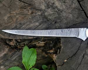 Couteaux à filet en acier damassé faits à la main avec gaine en acier inoxydable personnalisée bricolage poignée en os de coupe pour anniversaire - Product Image 5