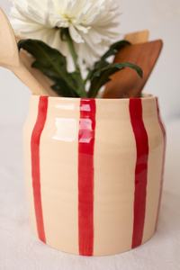 ที่วางอุปกรณ์ครัวเซรามิกระดับไฮเอนด์สำหรับวางบนเคาน์เตอร์ครัว |   ที่จัดระเบียบอุปกรณ์ทำอาหารขนาดใหญ่ |   โถเก็บช้อน - Product Image 6