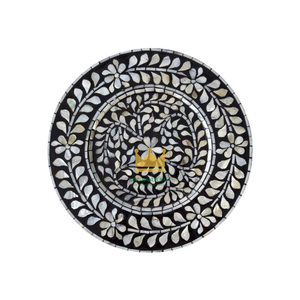 Hot <b>Sale</b> <b>MOP</b> Inlay Placemat Luxury Wholesale High Quality Shell Pearls Inlaid Placemats <b>for</b> Dining - Product Image 1