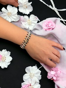 Bohemian Beaded Natural Stone Bracelet Handmade Unisex Promotional <b>Gift</b> <b>for</b> Mother's Day & Valentine's Day - Product Image 2