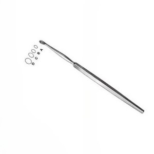 อุปกรณ์ผ่าตัดผิวหนังทำจากสเตนเลสสตีล14ซม. อุปกรณ์สำหรับแพทย์ผิวหนังแบบสั่งทำจากสุนัขจิ้งจอก Lupus curette - Product Image 5