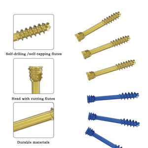 Tornillo de Bloqueo Canulado Herbert de 4.0 mm, Sin Cabeza, de Alta Calidad, de Acero Inoxidable, Implantes de Compresión para Articulaciones Veterinarias para Perros - Product Image 2