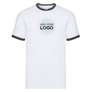 Camisas de manga corta para hombre Ringer, Camiseta de algodón de gran tamaño, camisetas gráficas, camisetas casuales de verano, camisetas - Product Image 1