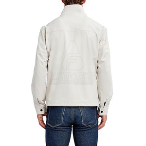 Veste de golf pour homme, col montant, logo sur le devant, écologique, respirante, coupe confortable, idéale pour l'entraînement de golf en extérieur et les vêtements de sport - Product Image 3