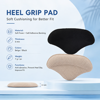 Almohadillas Autoadhesivas de Espuma Suave de 6mm para Talones, Ajustadores de Zapatos para Tacones Altos y Zapatos de Cuero para Mujer