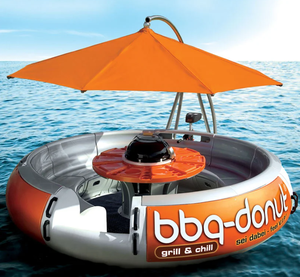 Venta caliente en barcos de parrilla eléctrica de material PE comercial 6-8 asientos barbacoa donut fiesta barco para el mar - Product Image 4
