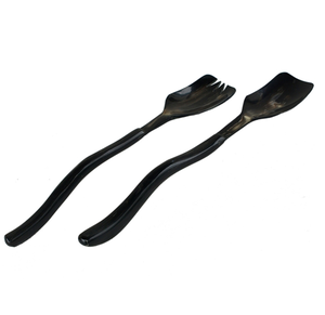 Cuillère en corne de buffle Serveur à salade Cuillère en corne de boeuf de buffle personnalisée pour cuillère de service à café et à thé - Product Image 6