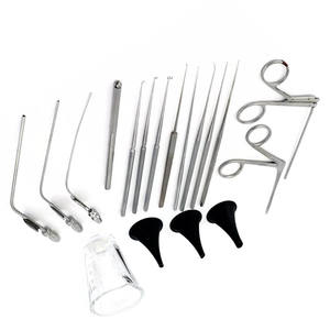 Ensemble de myringotomie manuel en acier inoxydable, 18 pièces, instruments chirurgicaux ORL, qualité professionnelle, approuvé CE, haute qualité, classe I - Product Image 5