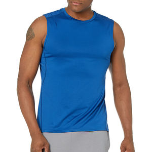 Meilleur prix coupe régulière sans manches débardeur pour hommes nouveau design en gros vêtements de sport séchage rapide style décontracté respirant grande taille - Product Image 4