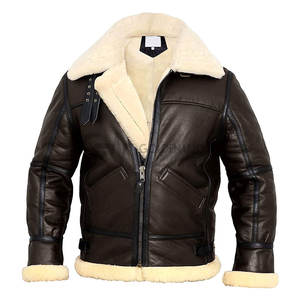 Veste d'hiver pour hommes de style rue nouveau design veste légère en cuir de mouton pour hommes OEM ODM toile tissu - Product Image 1