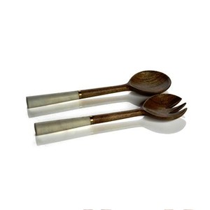 Juego de Servidores de Ensalada Modernos Recubiertos de Resina, Último Modelo, Ecológicos, Aptos para Lavavajillas, Utensilios de Cocina para el Hogar, 11 Pulgadas, Hechos en India - Product Image 4