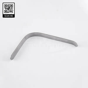 Depresor de Lengua de Acero Inoxidable de Alta Calidad, Instrumentos Quirúrgicos ORL, Espátula de Lengua Médica Reutilizable, Certificación CE ISO - Product Image 2