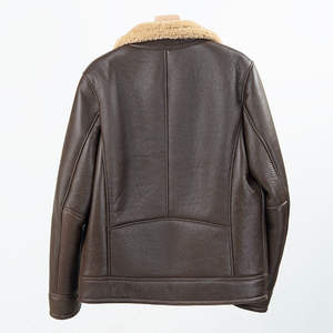 แจ็คเก็ตบอมเบอร์หนังแกะลายพรางสำหรับผู้ชาย รุ่นใหม่ปี 2026 เคลือบด้านหน้าแข็ง ทนน้ำ กันลม - Product Image 2
