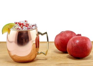 Tasse en cuivre martelé de la meilleure qualité pour boissons froides pour les boissons d'été Cocktails et limonade pour l'approvisionnement mondial en provenance d'Inde - Product Image 5