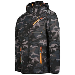 Vêtements de voyage de luxe classiques vêtements d'extérieur vêtements d'hiver veste Softshell pour hommes veste à capuche réglable coupe-vent de haute qualité pour hommes - Product Image 4