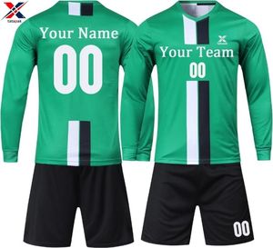 Maillots de football pour enfants à usage d'entraînement et de match, imprimés, respirants, séchage rapide, 100% polyester, unisexe, design personnalisé, nom - Product Image 3