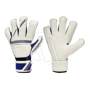 Guantes de Portero de Fútbol Profesionales de Cuero Antideslizantes con Cierre de Velcro y Protección para los Dedos, en Oferta - Product Image 1